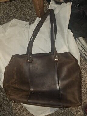 Tiding Leather Tote Purse